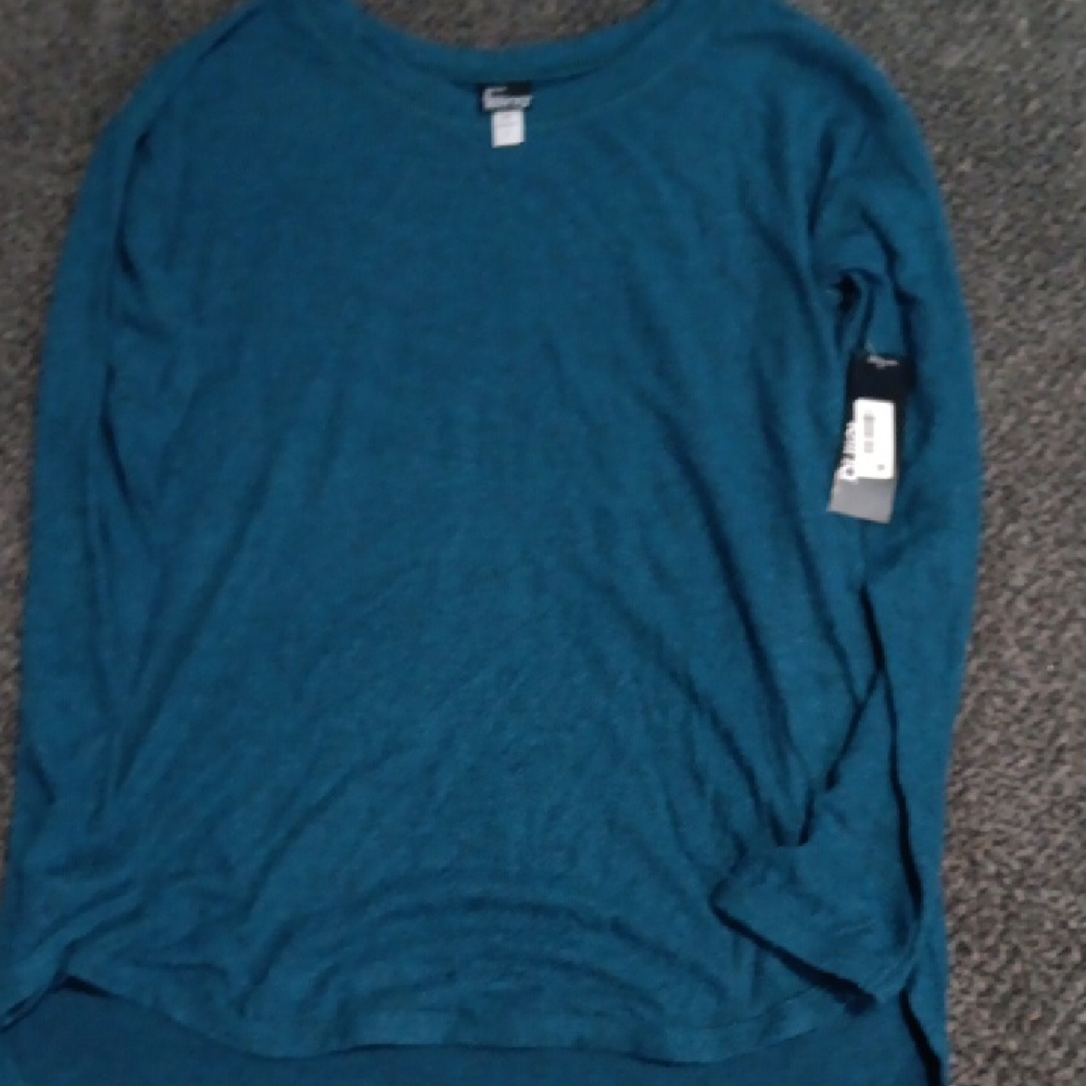 Felina Teal Crew Neck Top